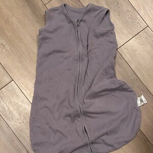 Gray Sleeveless Baby Sleep Sack